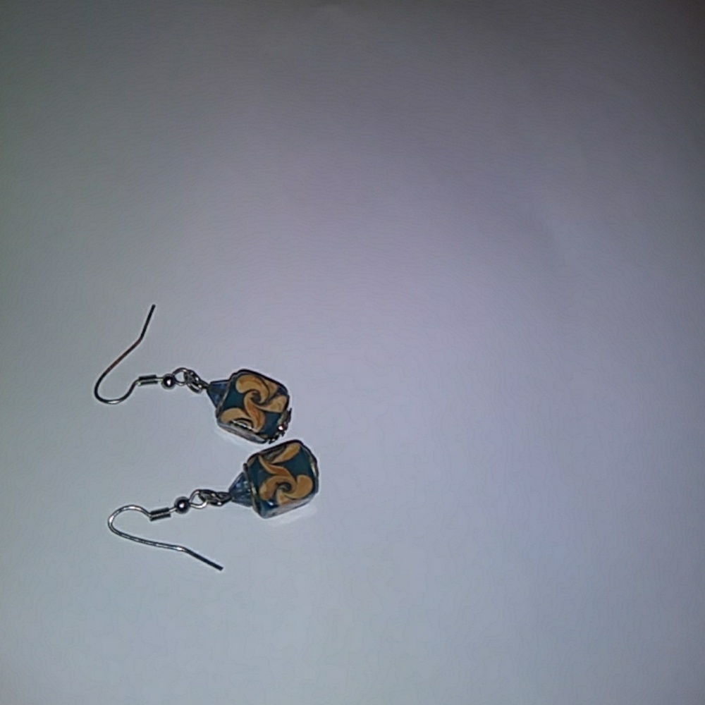Squre ceramic Earrings